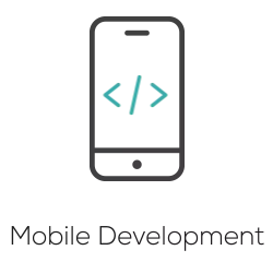 Symbol für mobile Entwicklung